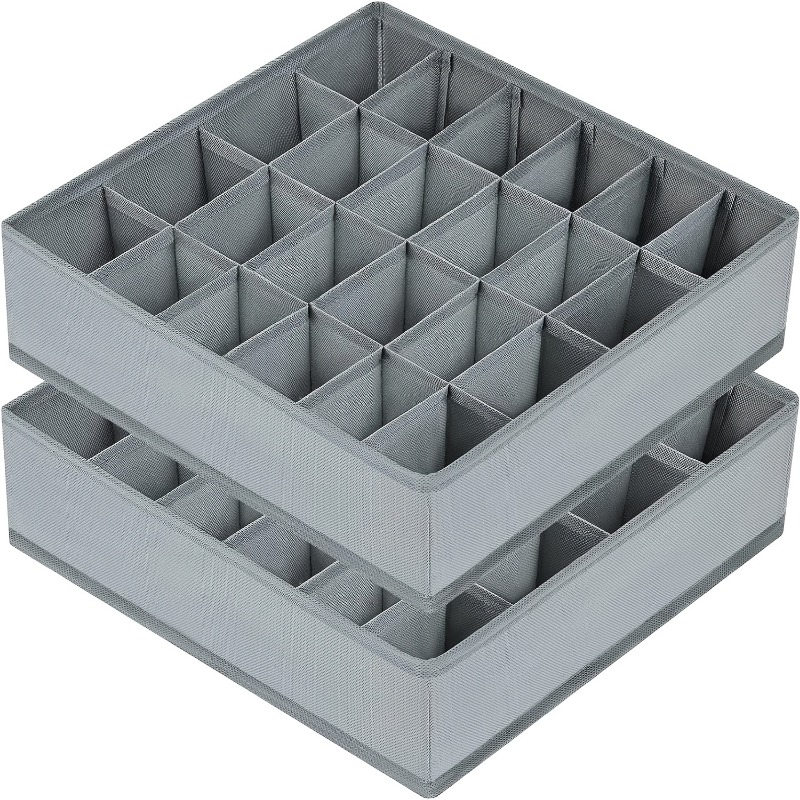 Sock Organizer Tray - 2 Organizadores de Tela para Calcetines
