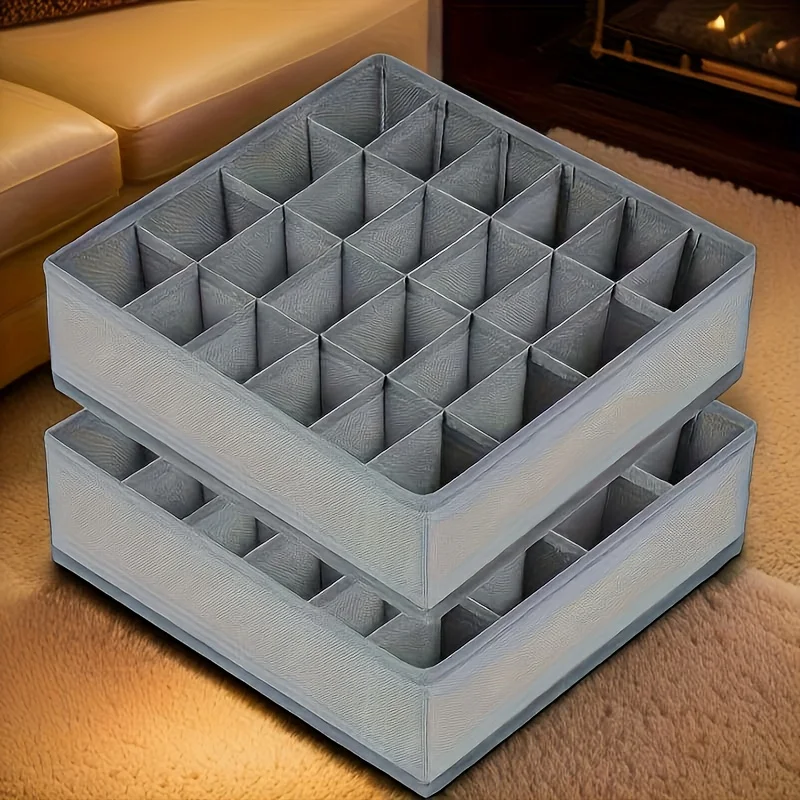 Sock Organizer Tray - Organizador de tela con 24 compartimentos
