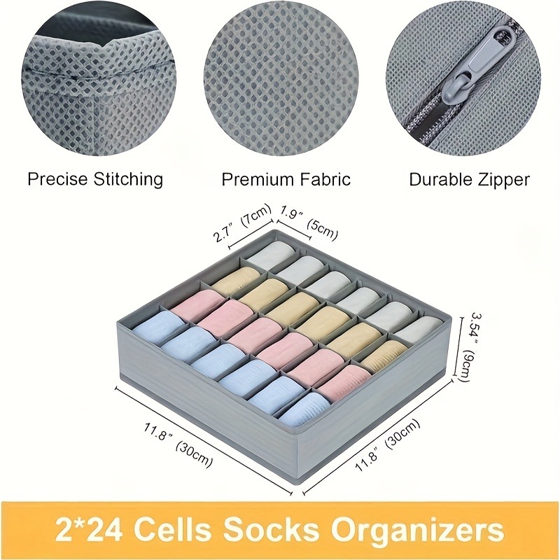 2 Organizadores de Tela para C - Sock Organizer Tray reseña y precio