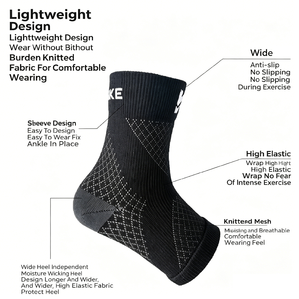 1 Par de Calcetines de Compres - Ankle Brace Sock reseña y precio