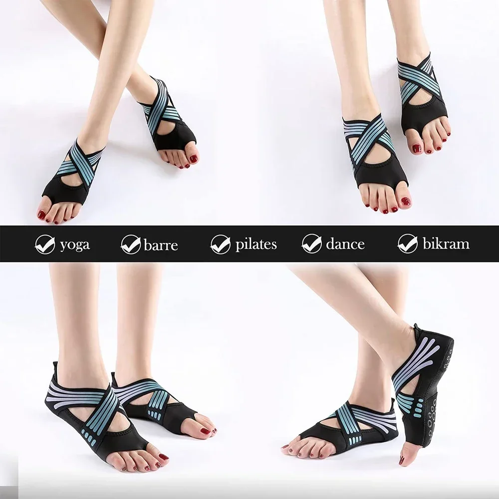 1 Par de Zapatos Profesionales - Grip Sock Yoga reseña y precio